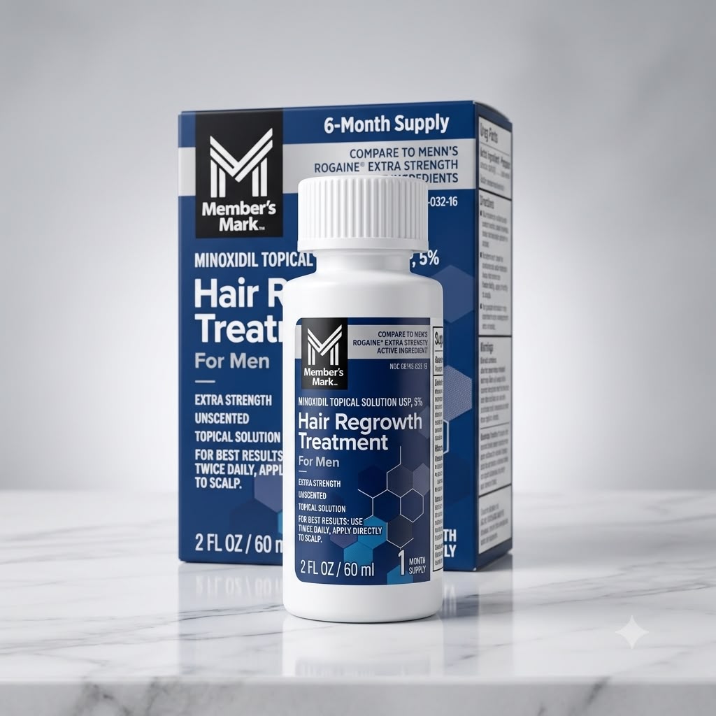 Member's Mark Minoxidil 5% Topical solution 60 ml 