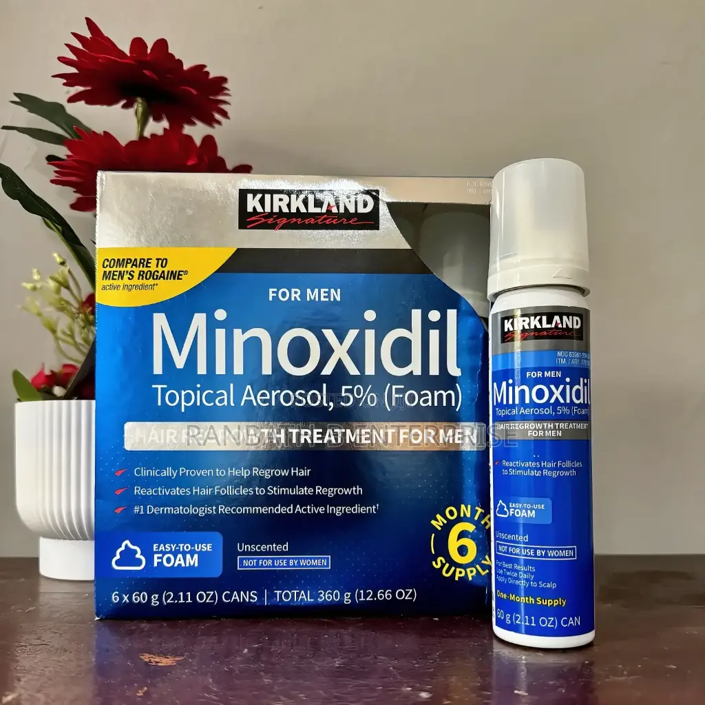 Kirkland minoxidil 5% topical aerosol foam 60 g
