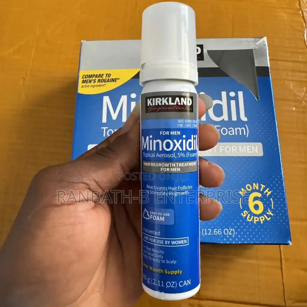 Kirkland minoxidil 5% topical aerosol foam 60 g