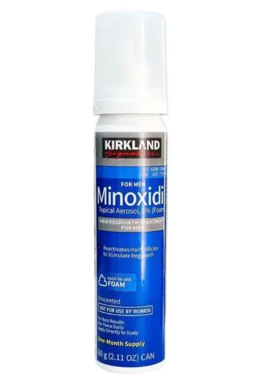 Kirkland minoxidil 5% topical aerosol foam 60 g for Men