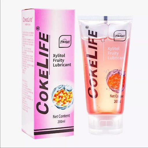 [REC-5706] Coke Life Pink Night Xylitol Colorfull Candy flavored lubricant 200 ml